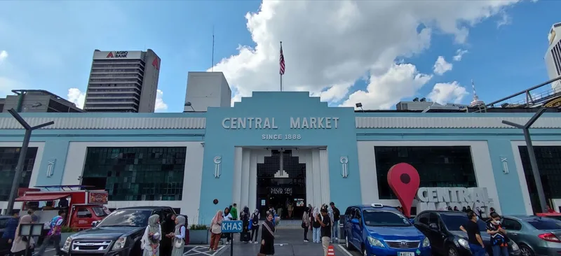 Central Market building in Kuala Lumpur, Malaysia