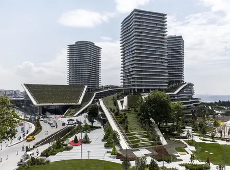 Zorlu Center modern mixed-use complex in Istanbul, Turkey