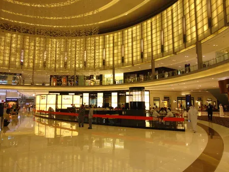 Fashion Avenue interior at The Dubai Mall